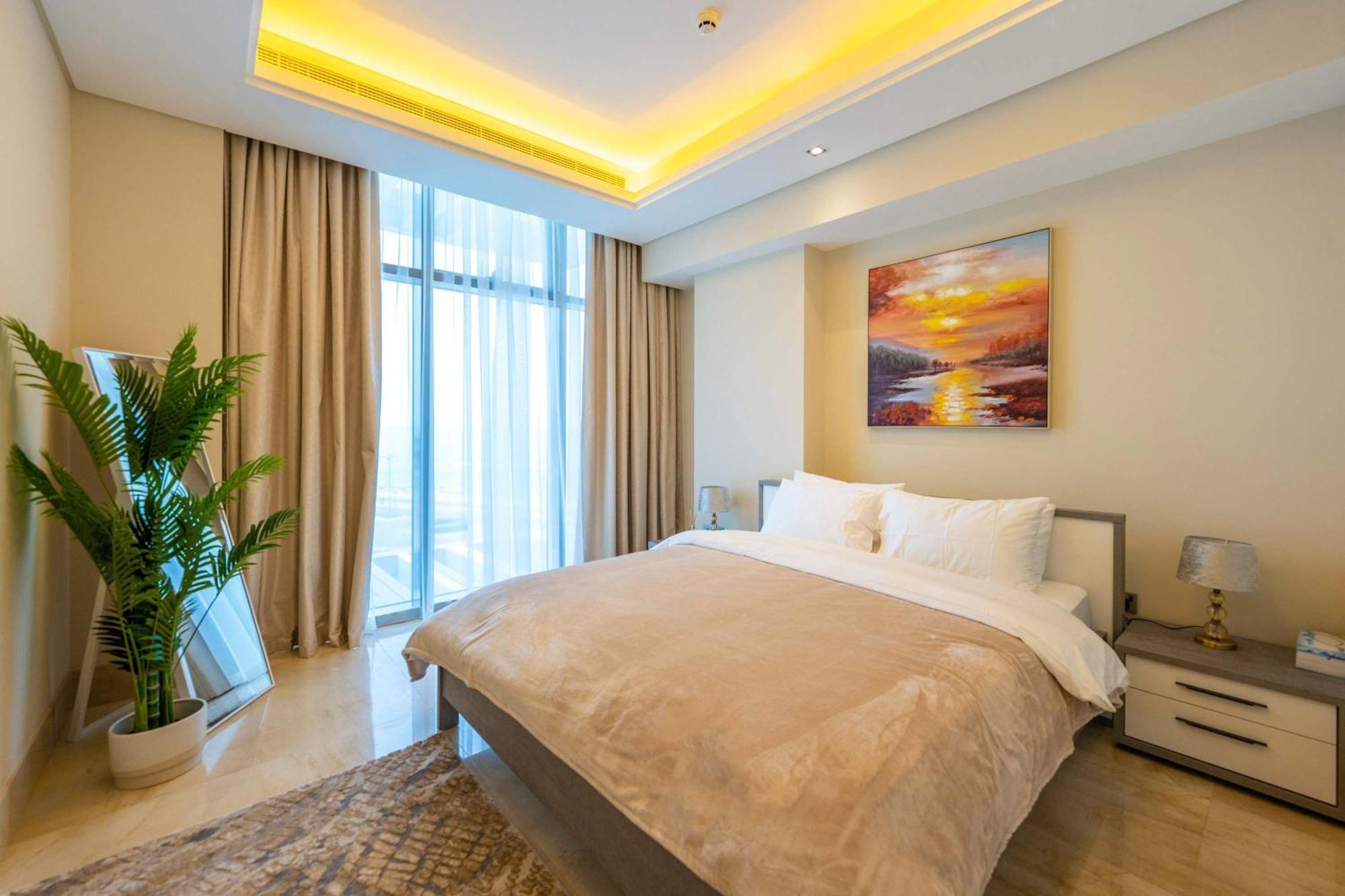 Spacious Beachfront 2 Bedroom Apartment - The 8 ดูไบ ภายนอก รูปภาพ