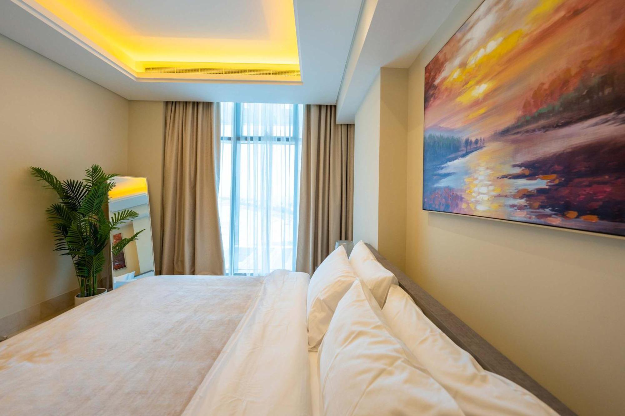 Spacious Beachfront 2 Bedroom Apartment - The 8 ดูไบ ภายนอก รูปภาพ
