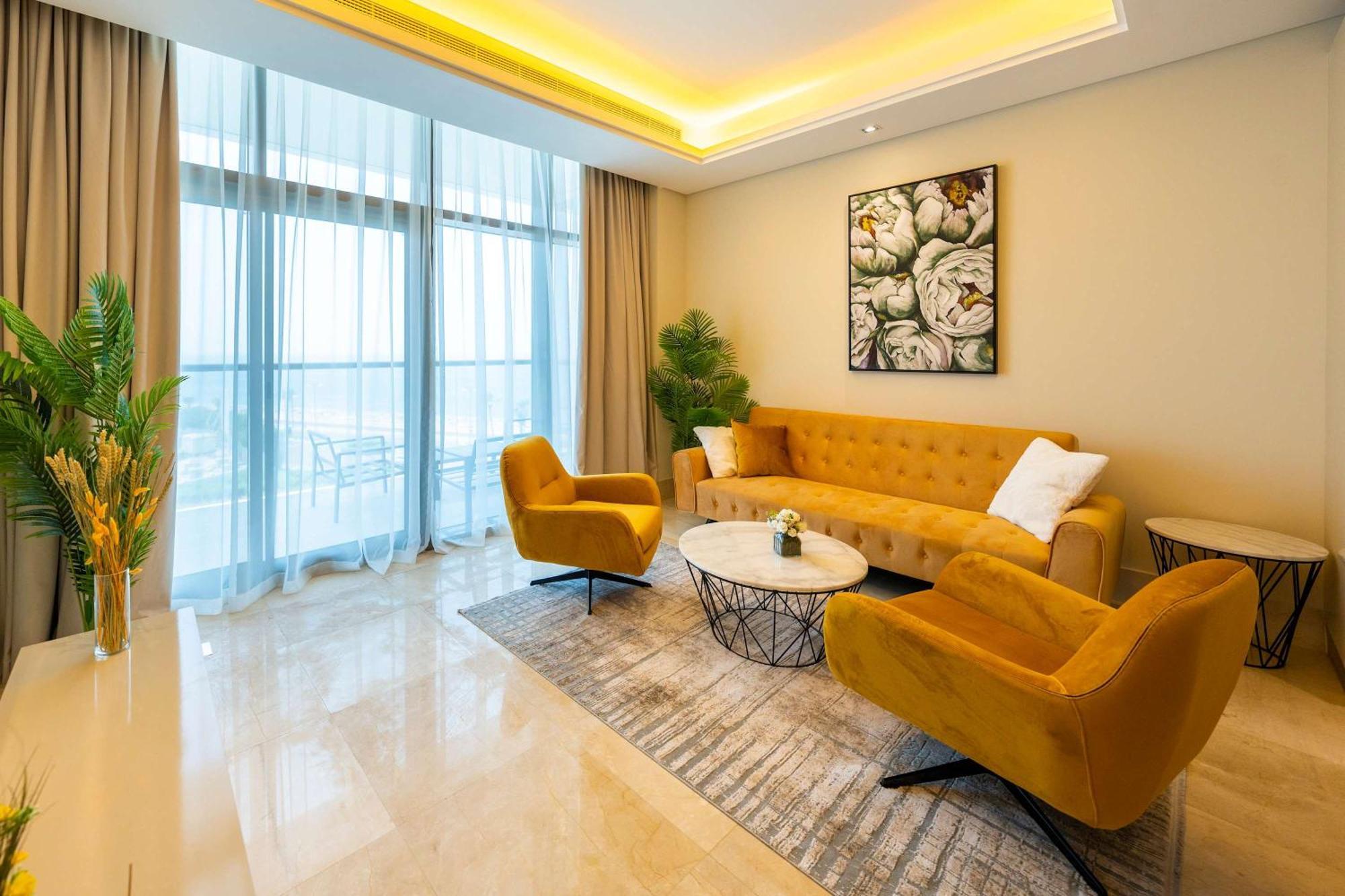 Spacious Beachfront 2 Bedroom Apartment - The 8 ดูไบ ภายนอก รูปภาพ